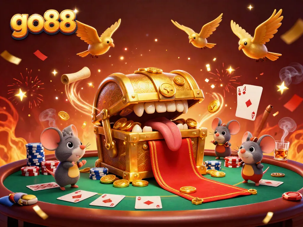 Play exciting games at go88 with a bustling casino scene featuring rich visuals and engaging gameplay elements.