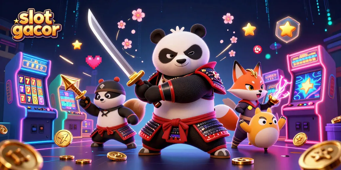 Experience slot gacor action with dynamic characters and vibrant casino elements!