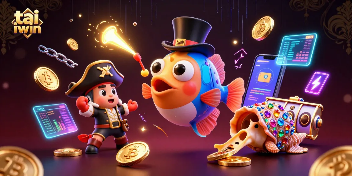 Play tai iwin to win big with exciting slot games in a vibrant casino scene.