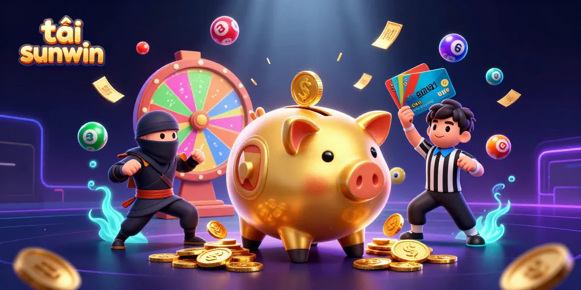 Experience the thrill of winning with tải sunwin in an exciting casino scene filled with vibrant games and characters.