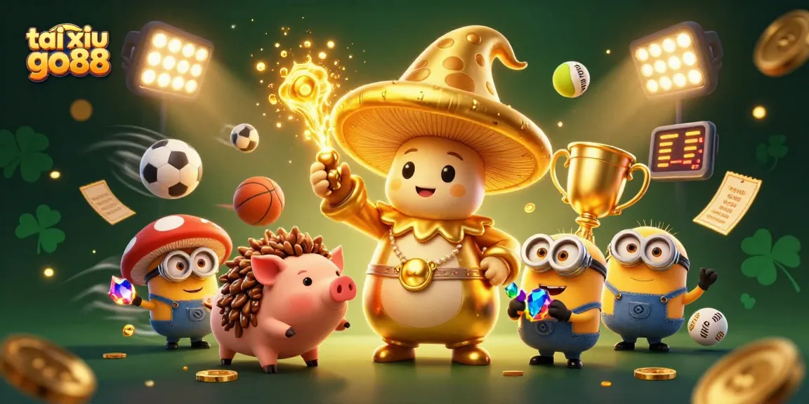 Experience tai xiu go88 thrills with gold-spore magic and dynamic gameplay elements.